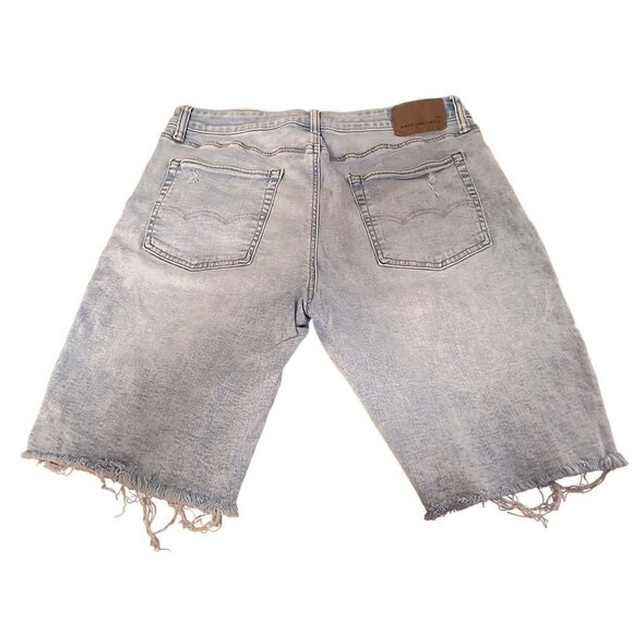 American Eagle‎ Men’s Size 36 Airflex Distressed Denim Jean Shorts - Picture 4 of 4